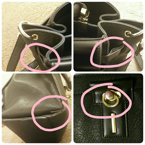 Danielle Nicole Mischa Satchel Crossbody Black Bag - Picture 7 of 8